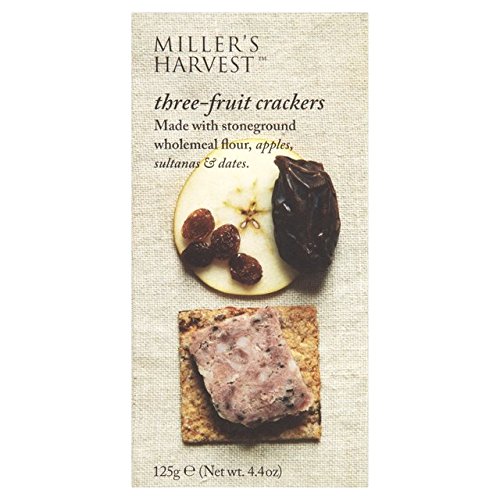 Millers Ernte Drei-Frucht-Cracker 125g von Millers