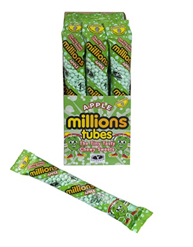 Millionen Tubes Apfel 65 g (Packung mit 12 Stück) von Millions