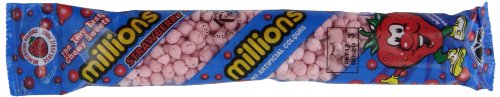Millions Kaubonbons Strawberry Flavour 12x60g Tubes von Millions