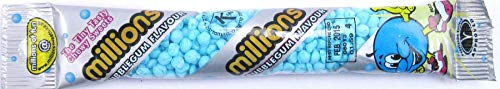 Millions Tube winzige Kaubobons Bubblegum-Geschmack - 60g - 10er-Packung von Millions