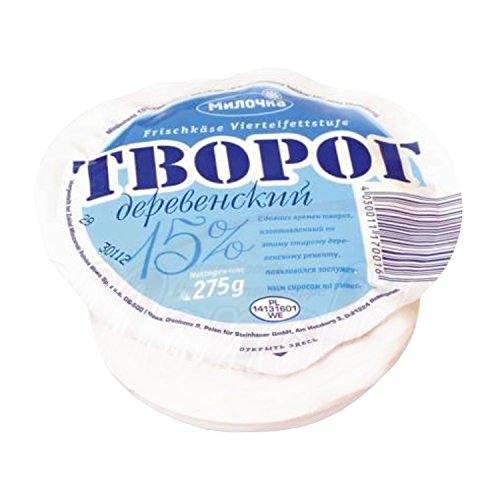 Frischkäse "Tworog Derewenskij" 15% von Milochka