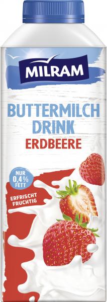 Milram Buttermilch Drink Erdbeer Milram Buttermilch Drink Erdbeer von Milram