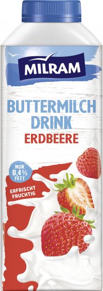 Milram Buttermilch Drink Erdbeer von Milram