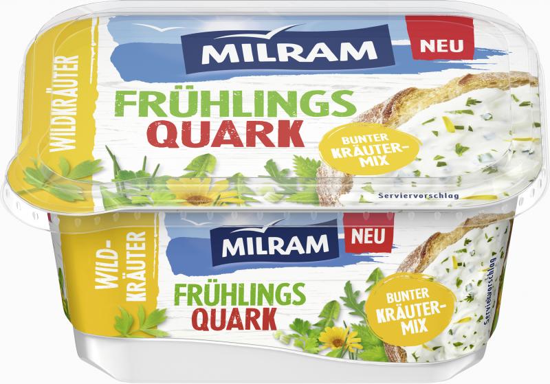 Milram Frühlingsquark Wildkräuter von Milram