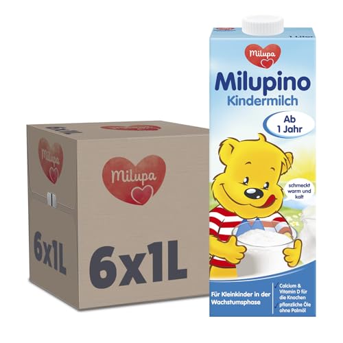 Milupino Kindermilch trinkfertig (6x1L), ab 1 Jahr, für Kleinkinder in der Wachstumsphase von Milupa