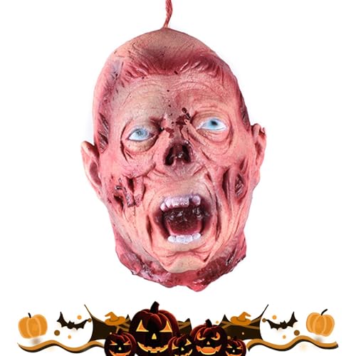 Mimoqk Halloween Deko Zubehör, Menschenkopf Halloween Zubehör | Gruselige Requisiten | Heimdekoration, Latex-Dekorationszubehör, gruselige Requisiten, Party Mimoqk Halloween Deko Zubehör, Menschenkopf Halloween Zubehör | Gruselige Requisiten | Heimdekoration, Latex-Dekorationszubehör, gruselige Requisiten, Party von Mimoqk