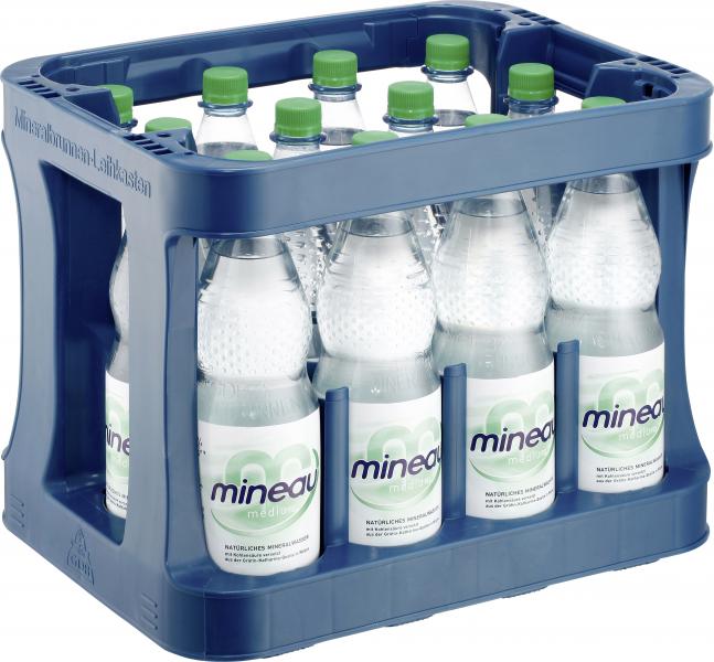 Mineau Mineralwasser Medium PET (Mehrweg) von Mineau