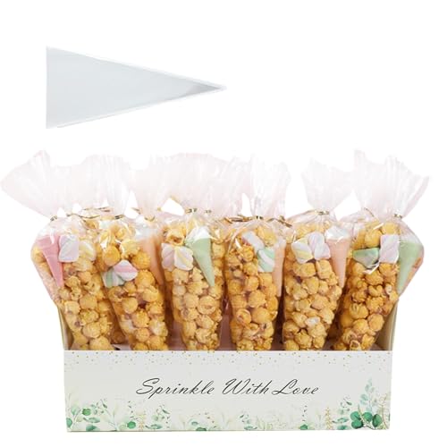 Popcorn-Kegeltütenhalter, Kegeltütenhalter für Leckereien | Kegelförmige, durchsichtige Leckerlibeutel für Popcorn,30-Loch-Multifunktions-Beutelhalter, dekorativer Tablett-Box-Kegelhalter für Süßigkei Popcorn-Kegeltütenhalter, Kegeltütenhalter für Leckereien | Kegelförmige, durchsichtige Leckerlibeutel für Popcorn,30-Loch-Multifunktions-Beutelhalter, dekorativer Tablett-Box-Kegelhalter für Süßigkei von Mingchengheng