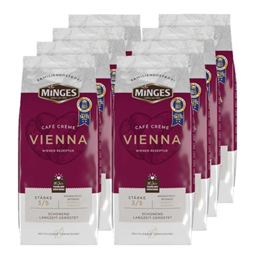 Minges - Café Crème Vienna Bohnen - 8x 1kg Minges - Café Crème Vienna Bohnen - 8x 1kg von Minges