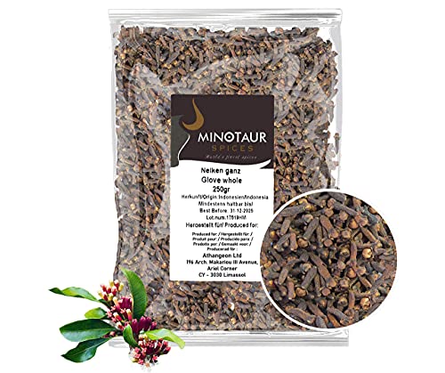 Minotaur Spices | Nelken ganz, Gewürznelken | 2 x 250g (500 g) von MINOTAUR