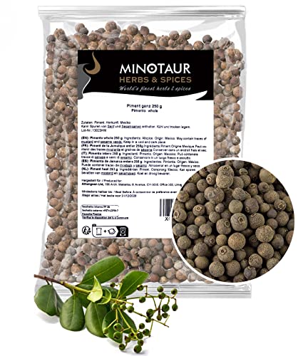 MINOTAUR Spices | Piment ganz, Pimentkörner | 2 x 250g (500g) von MINOTAUR