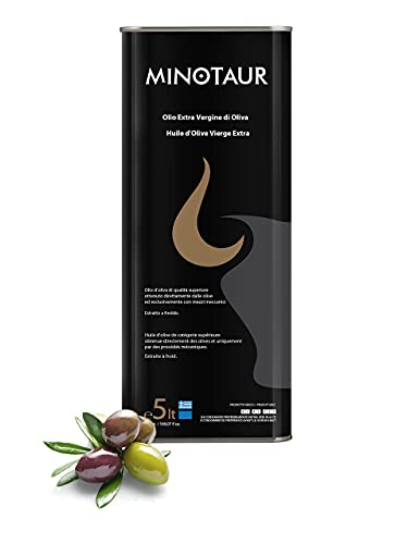 Minotaur of Crete | Extra natives Premium Olivenöl aus Kreta | Kaltextrahiert | 5 Liter Kanister (5L) 【 Neue Ernte - Dezember 2024 】 von MINOTAUR