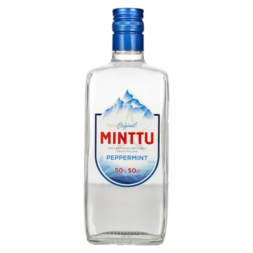 Minttu Peppermint Pfefferminz Liqueur 50,00% 0,50 Liter von Minttu