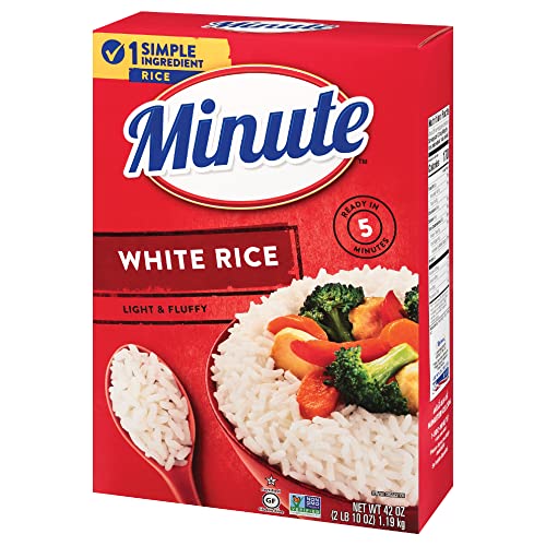 Minute White Rice, Instant White Rice for Quick Dinner Meals, 42-Ounce Box von Minute