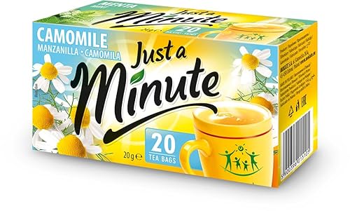 MINUTKA Kamillentee 20 Beutel Hochwertigen Gesundes Kräutertee Tee unterstützt die Verdauungsprozesse von Minutka