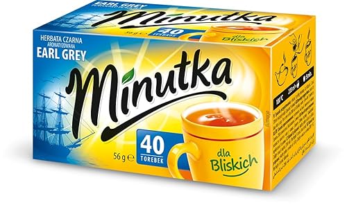 Minutka® Schwarztee Schwarzer Tee | 40 Teebeutel 56g | Black Tea Hochwertige Mischung aus schwarzen Teesorten | Hochwertigen Teeblättern Schwarzteebeutel Aufbrühen Express-Tee Cay | Vegan Glutenfrei von Minutka