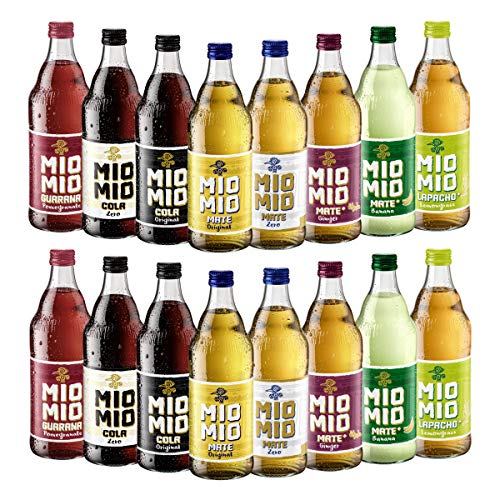 Mio Mio Limonade Probierpaket 16 Flaschen je 0,5l incl Mehrweg Pfand von Mio Mio Cola