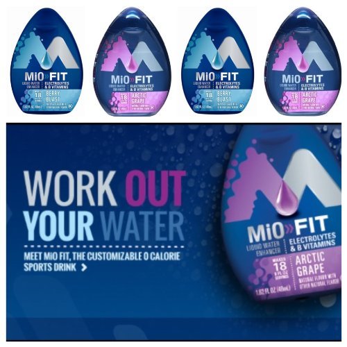 Mio Water Enhancement - Variety (Pack of 4) (Mio Fit Variety) by Mio von MIO