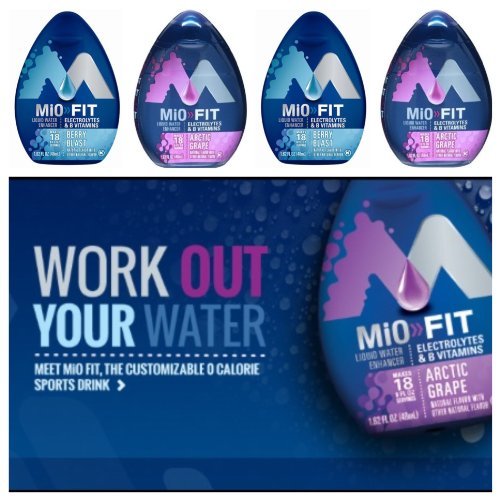 Mio Water Enhancement - Variety (Pack of 4) (Mio Fit Variety) by Mio von Mio