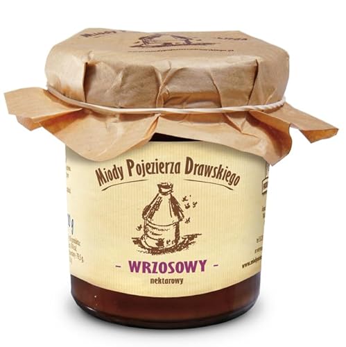 Heidehonig (Miód wrzosowy): 400g Honig naturbelassener, natürlicher, nachhaltiger Honig von Miody Pojezierza Drawskiego
