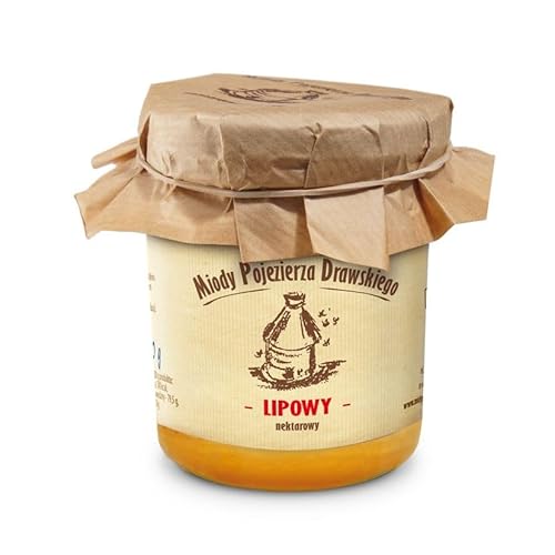 Lindenhonig (Miód lipowy) 400 g - naturbelassener, natürlicher, nachhaltiger Honig von Miody Pojezierza Drawskiego