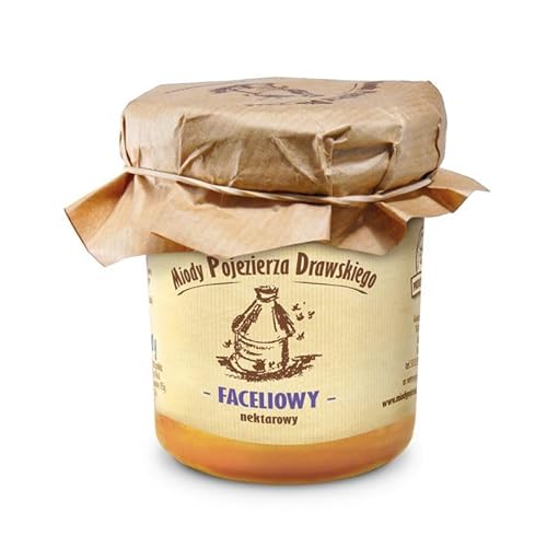 Phaceliahonig (Miód faceliowy) 400 g - naturbelassener, natürlicher, nachhaltiger Honig von Miody Pojezierza Drawskiego