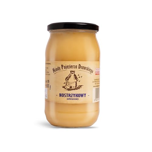 Steinkleehonig (Miód nostrzykowy): 1100 g - naturbelassener, natürlicher, nachhaltiger Honig von Miody Pojezierza Drawskiego