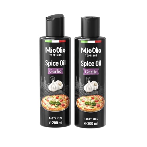 MIOOLIO® 2 x 200 ml Gewürzöl Knoblauch von Mioolio