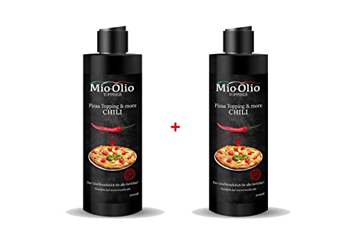 MIOOLIO® 2x200ml Chili Squeeze Flasche von Mio-Olio