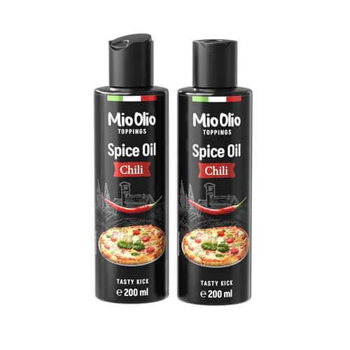 MIOOLIO® 2x200ml Chili Squeeze Flasche von Mio-Olio