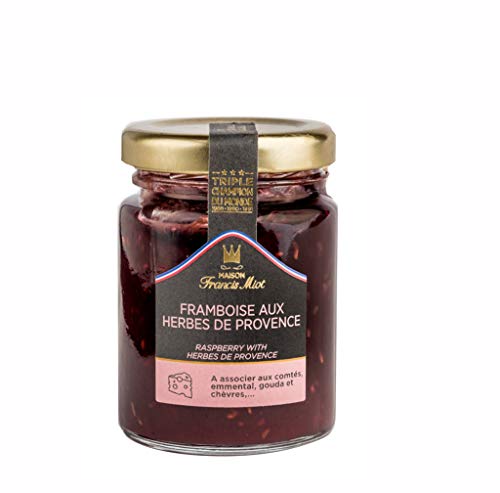 Fruchtaufstrich Himbeere mit Kräutern aus Frankreich "Maison Miot"- 100g von MAISON FRANCIS MIOT