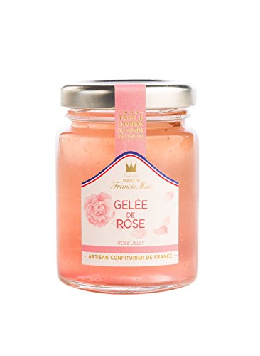 Gelee de Rose, Rosengelee mit Rosenblättern aus Frankreich, 100g von Miot