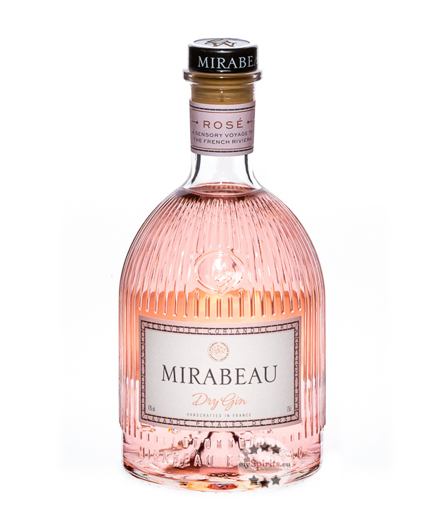 Mirabeau Rosé Dry Gin (43 % Vol., 0,7 Liter) von Mirabeau Gin