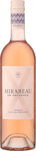 Mirabeau X - Trockener Roséwein aus der Provence in Frankreich - Fruchtig-frisch in unverwechselbarem Desgin (1 x 0,75l) von Mirabeau