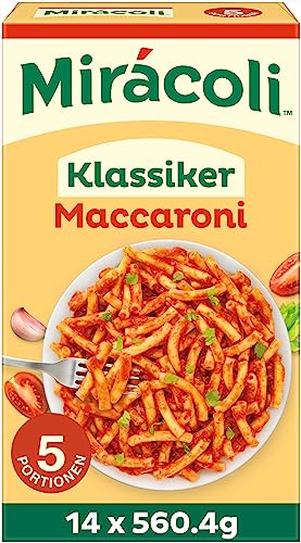 Mirácoli Miracoli Fertiggerichte Klassiker Maccaroni, 5 Portionen, 14 Packungen (14 x 560,4g) von Mirácoli