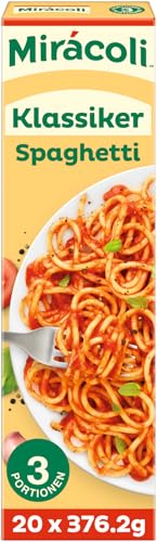 Mirácoli Miracoli Fertiggerichte Klassiker Spaghetti, 3 Portionen, 20 Packungen (20 x 376,2g) von Mirácoli