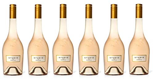 6x 0,75l - Miraval - Studio - Rosé - Méditerranée I.G.P. - Frankreich - Rosé-Wein trocken von Miraval