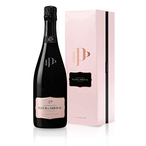 Fleur de Miraval Champagne Brut Rosé in edler Geschenkverpackung (1x 0,75l) von Miraval