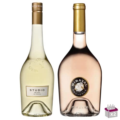 Los Entdeckung Miraval 2x75cl- 1 Studio von Miraval 2021 weiß 75cl 13% & 1 Côtes de Provence Rosé 2021 75Cl 13% Los Entdeckung Miraval 2x75cl- 1 Studio von Miraval 2021 weiß 75cl 13% & 1 Côtes de Provence Rosé 2021 75Cl 13% von Wine And More