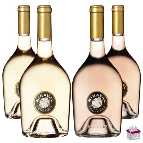 Los Entdeckung Miraval 4x75 Cl - 2 Côtes de Provence Rosé 2021 75Cl 13% & 2 Côtes de Provence Weiß 2021 75Cl 13% von Wine And More