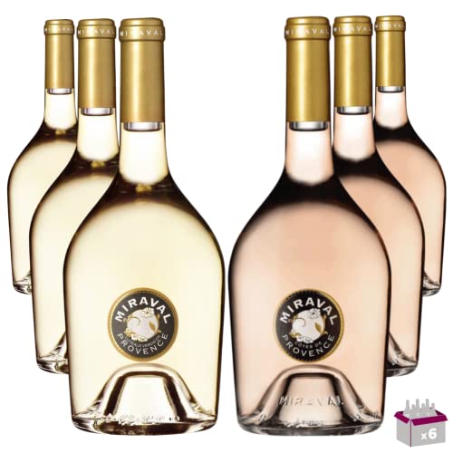 Los Entdeckung Miraval 6x75Cl - 3 Côtes de Provence Rosé 2021 75Cl 13% & 3 Côtes de Provence Weiß 2021 75Cl 13% von Wine And More