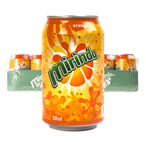 MIRINDA Orange 24x 330ml - kohlensäurehaltige Limonade mit frisch, fruchtigem Orangengeschmack! von MIRINDA