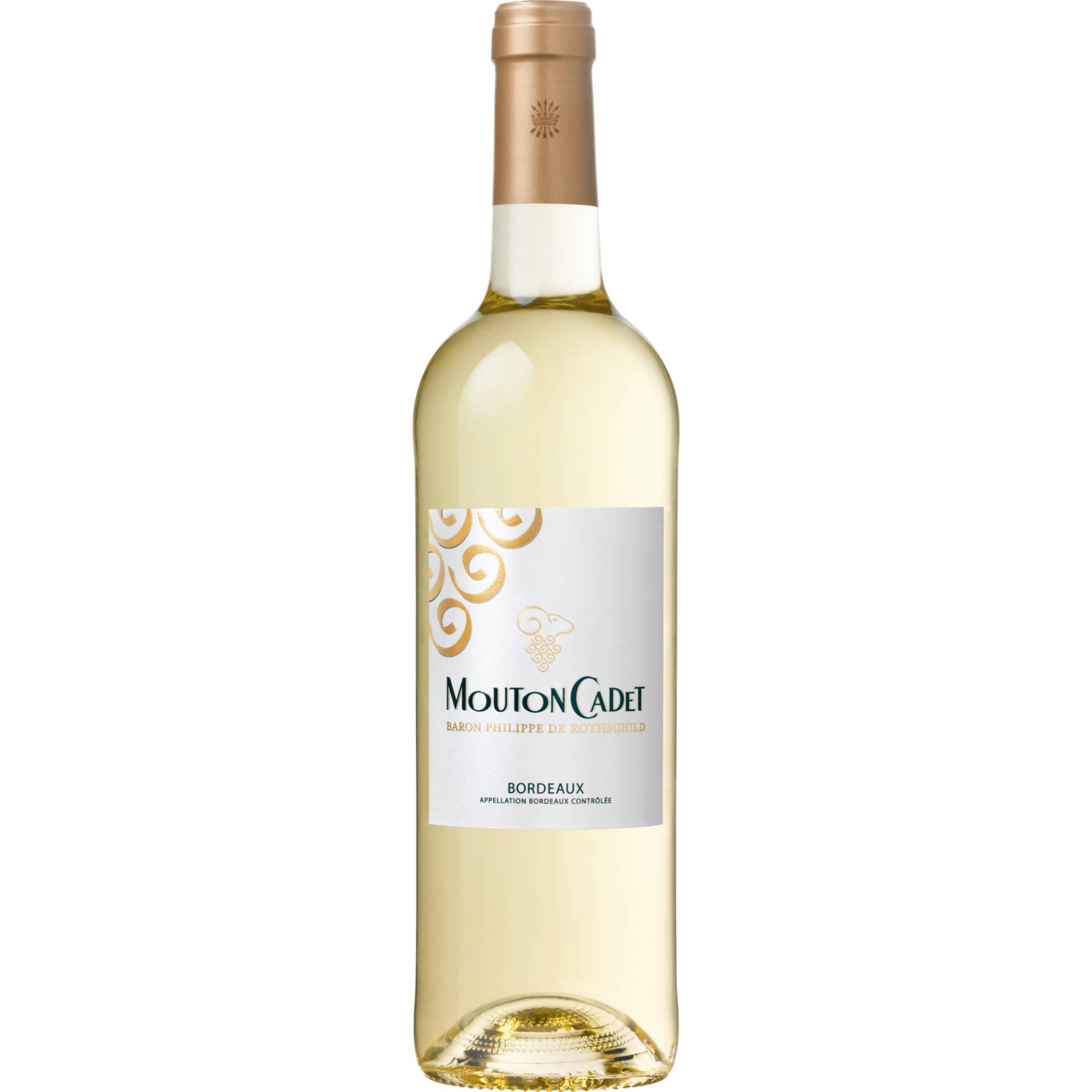 Mouton Cadet Blanc, Bordeaux AOC, Bordeaux, 2023, Weißwein Mouton Cadet Blanc, Bordeaux AOC, Bordeaux, 2023, Weißwein von Mis en bouteille à F 33112 par Baron Philippe de Rothschild, S.A. - Négociants à Pauillac - Gironde - France