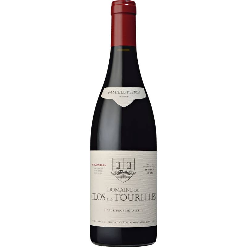 Domaine du Clos des Tourelles, Gigondas AOP, Rhône, 2019, Rotwein von Mis en bouteille par la Famille Perrin - Orange - France (EMB84087T)