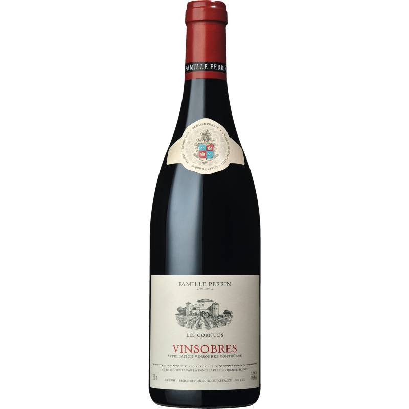 Les Cornuds, Vinsobres AOP, Rhône, 2022, Rotwein von Mis en bouteille par la Famille Perrin à F84100 - France