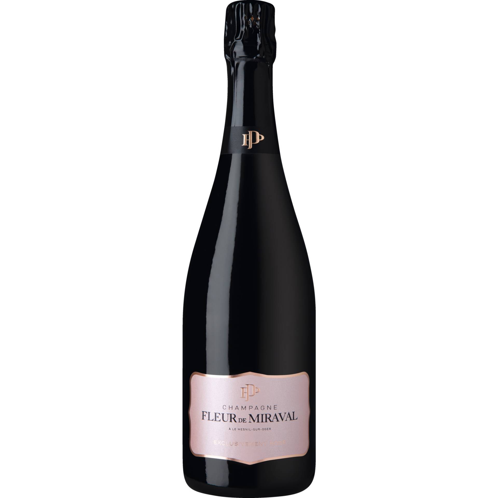 Champagne Fleur de Miraval Rosé, ER1, Brut, Champagne AC, Champagne, Schaumwein von Mis en bouteille pour Miraval à F83170-123 - France (Lauvige) ou F84100 - France (DP)