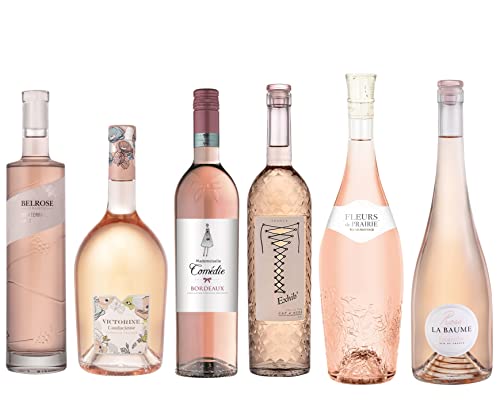 La Grande Vinothèque - Wein Probierpaket - Roséweine - Wein Set 6 Flasche Roséwein aus Frankreich (6 x 0.75 L) von La Grande Vinothèque