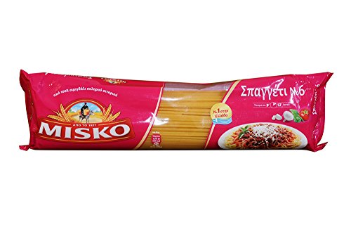 Misko "Griechische Spaghetti Nummer 6" aus 100% griechischem Durum Weizen Grieß 500 Gramm von Misko