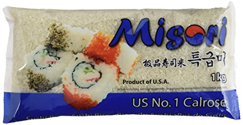 Misori Calrose Reis / Sushi Reis, 4er Pack (4 x 1 kg) von Misori