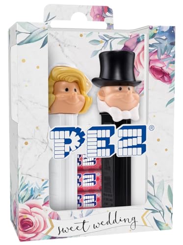 PEZ Spender Hochzeit Braut in blond & Bräutigam inklusive 4 Pack Bonbons Gastgeschenke für Kinder & Hochzeitsdeko & Candy-Bar PEZ Spender Hochzeit Braut in blond & Bräutigam inklusive 4 Pack Bonbons Gastgeschenke für Kinder & Hochzeitsdeko & Candy-Bar von Miss Lovely